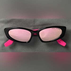 Marc Jacob’s Pink Mirrored Cat Eye Sunglasses